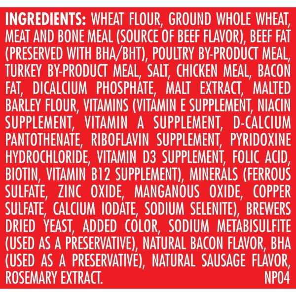 Milk-Bone Flavor Snacks Large Dog Biscuits, Flavored Crunchy Dog Treats, 60 oz.