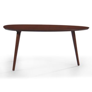 Noble House Mid-Century Modern Wood Rectangle Coffee Table Image 2