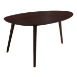 Noble House Mid-Century Modern Wood Rectangle Coffee Table, Walnut