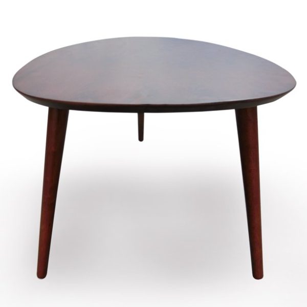Noble House Mid-Century Modern Wood Rectangle Coffee Table, Walnut