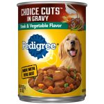 Pedigree Choice Cuts in Gravy Adult Canned Wet Dog Food Steak & Vegetable Flavor, 13.2 oz. Cans