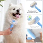 Pet Supply Self Cleaning Dog Brush & Cat Brush, Pet Grooming Brush and Comb Pet Hair Deshedding Brush Tool for Dogs and Cats with Short to Long Hair