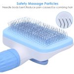 Pet Supply Self Cleaning Dog Brush & Cat Brush, Pet Grooming Brush and Comb Pet Hair Deshedding Brush Tool for Dogs and Cats with Short to Long Hair