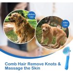 Pet Supply Self Cleaning Dog Brush & Cat Brush, Pet Grooming Brush and Comb Pet Hair Deshedding Brush Tool for Dogs and Cats with Short to Long Hair