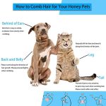 Pet Supply Self Cleaning Dog Brush & Cat Brush, Pet Grooming Brush and Comb Pet Hair Deshedding Brush Tool for Dogs and Cats with Short to Long Hair
