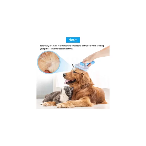 Pet Supply Self Cleaning Dog Brush & Cat Brush, Pet Grooming Brush and Comb Pet Hair Deshedding Brush Tool for Dogs and Cats with Short to Long Hair