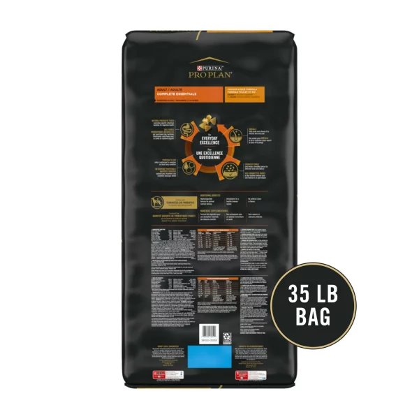 Purina Pro Plan Complete Essentials for Adult Dogs Chicken Rice, 35 lb Bag