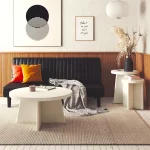 Queer Eye Liam Round Coffee Table, Plaster