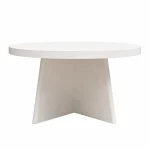 Queer Eye Liam Round Coffee Table, Plaster