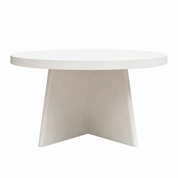Queer Eye Liam Round Coffee Table, Plaster