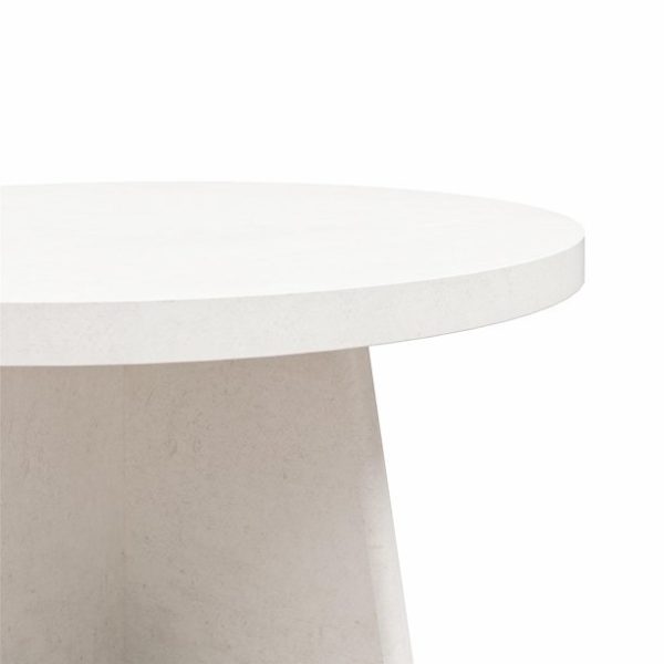 Queer Eye Liam Round Coffee Table, Plaster
