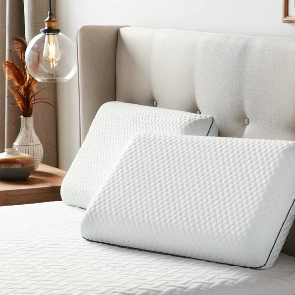 Rest Haven Gel Memory Foam Bed Pillow, Standard, 2 Pack