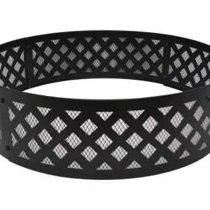 Round Metal and Steel Fire Ring Image 2
