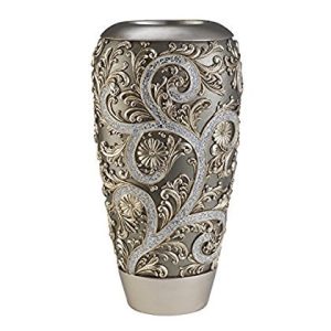 SILVER VINE VASE