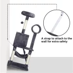 SMILE MART 51" Cat Tree with Hammock and Scratching Post Tower, Dark Gray