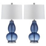 Safavieh Mercurio LIT4155 Double Gourd Table Lamp - Set of 2