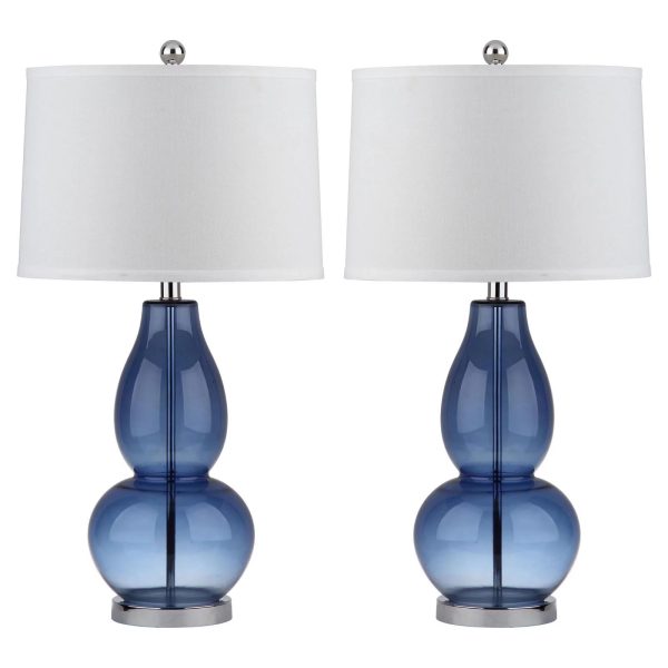 Safavieh Mercurio LIT4155 Double Gourd Table Lamp - Set of 2