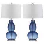 Safavieh Mercurio LIT4155 Double Gourd Table Lamp - Set of 2