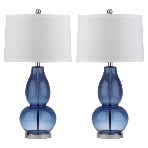 Safavieh Mercurio LIT4155 Double Gourd Table Lamp - Set of 2
