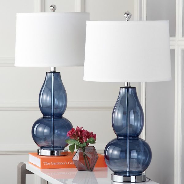 Safavieh Mercurio LIT4155 Double Gourd Table Lamp - Set of 2