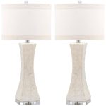 Safavieh Shelley LIT4146A Concave Table Lamp - Set of 2