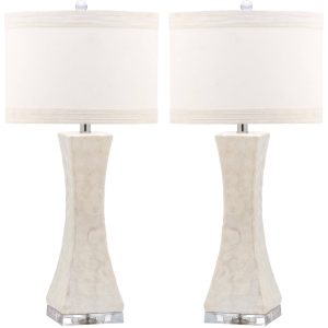 Safavieh Shelley LIT4146A Concave Table Lamp - Set of 2