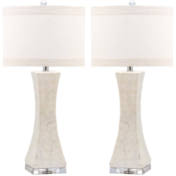 Safavieh Shelley LIT4146A Concave Table Lamp - Set of 2