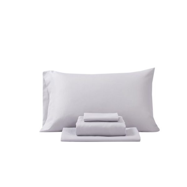 Mainstays Silver 8 Piece Bed in a Bag Comforter Set With Sheets, Queen