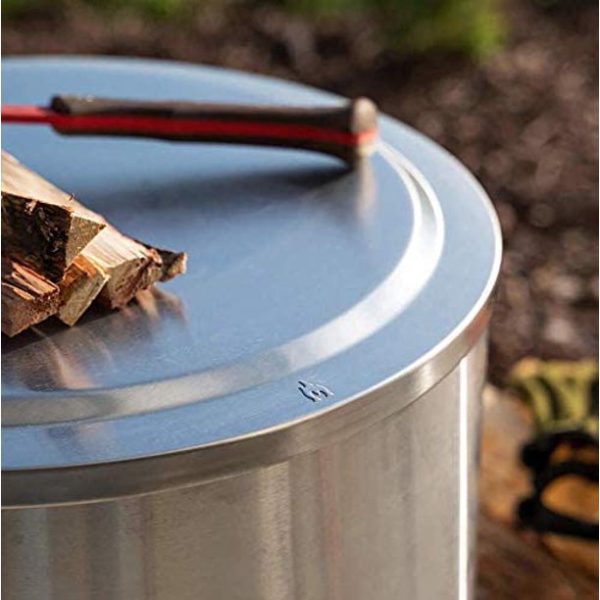 Solo Stove Bonfire Lid, Accessories for Fire pit, Stainless Steel, weather resistant