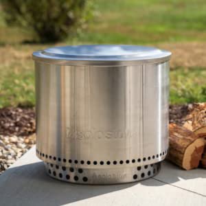 Solo Stove Bonfire Lid, Accessories for Fire pit, Stainless Steel, weather resistant