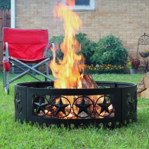 Sunnydaze Outdoor Heavy-Duty Steel Portable Image 2