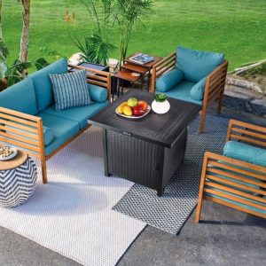 TACKLIFE Outdoor Heating, Fire Pit Table Image 2