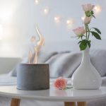 Tabletop Fireplace - Personal Fireplace,Concrete Fire Pit Rubbing Alcohol Indoor Fire Bowl Indoor Smores Maker Mini Fire Pit