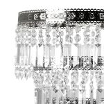Tadpoles Faux-Crystal & Chrome Queen's Crown Pendant Light Shade
