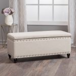 Tatiana Fabric Storage Indoor Bench