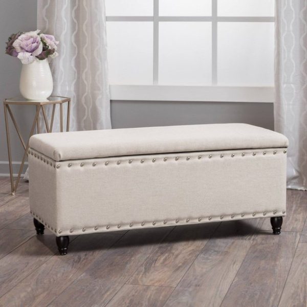 Tatiana Fabric Storage Indoor Bench