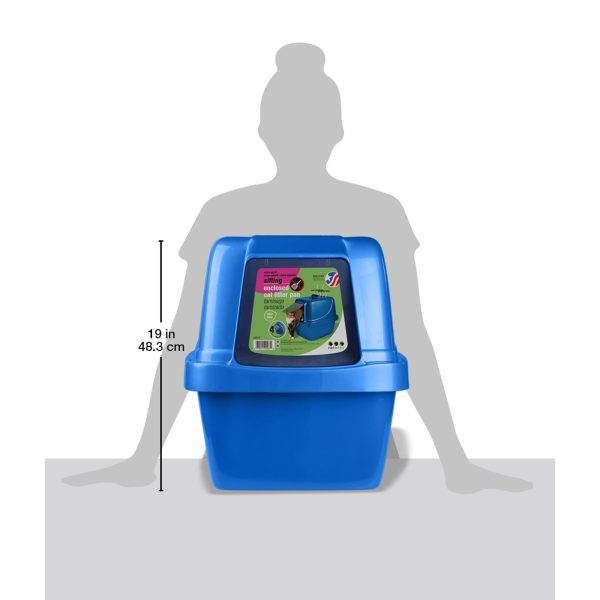 Van Ness CP77 Enclosed Sifting Cat Pan, Litter Box, Extra Large