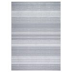 Wanda June Home Stripe Washable Area Rug, Light Grey, 3'9" x 5'5" by Miranda Lambert