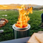 Solo Stove Ranger 2.0, Smokeless Fire Pit | Wood Burning Fireplaces with Removable Ash Pan, Portable Outdoor Firepit - Ideal for Camping, Stainless Steel, H: 12.5 in x Dia: 12.5 in, 15 lbs