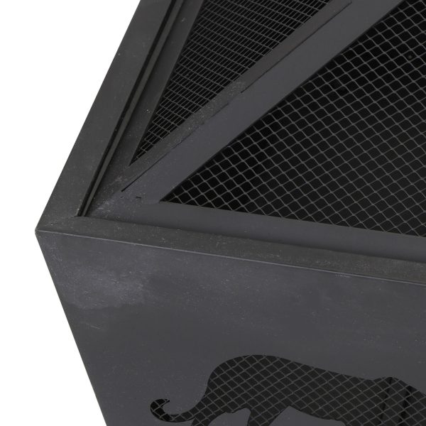 ZENSTYLE Barrone Fire Pit Outdoor Patio Stove Firepit Brazier Fireplace