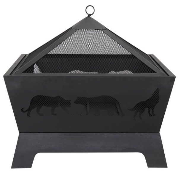 ZENSTYLE Barrone Fire Pit Outdoor Patio Stove Firepit Brazier Fireplace