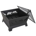 ZENSTYLE Barrone Fire Pit Outdoor Patio Stove Firepit Brazier Fireplace