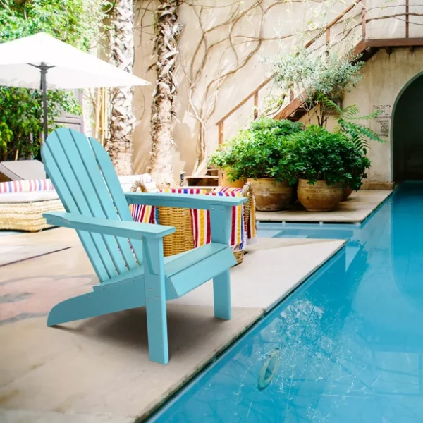 Zenvida Matanzas Adirondack Chair Resin Outdoor Patio Furniture