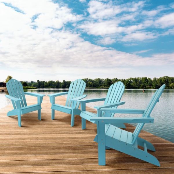 Zenvida Matanzas Adirondack Chair Resin Outdoor Patio Furniture