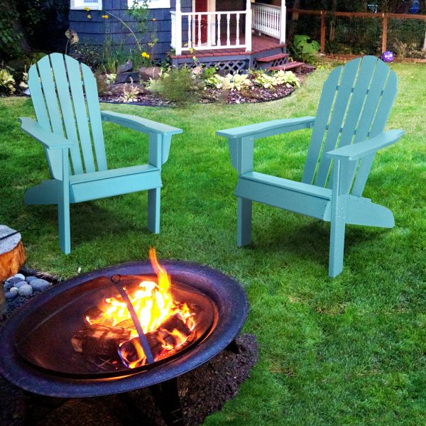 Zenvida Matanzas Adirondack Chair Resin Outdoor Patio Furniture