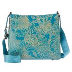Anuschka Tooled Embossed Leather Crossbody with Adjustable Strap