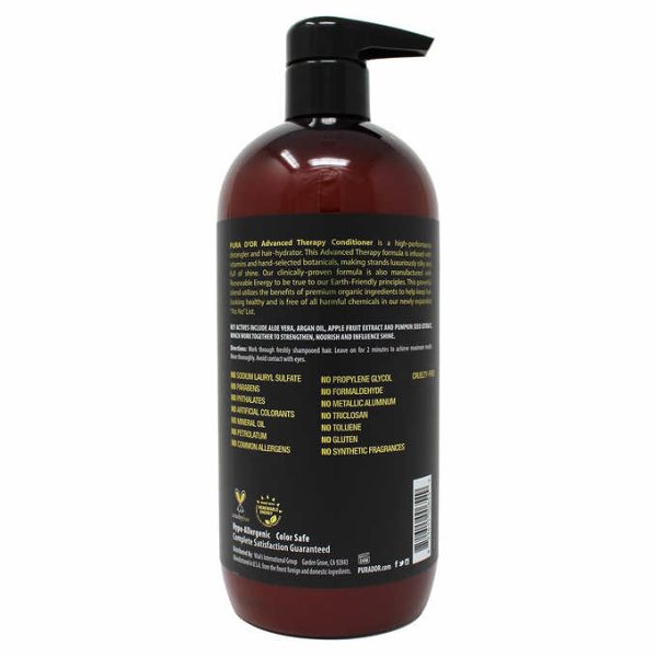 Pura d'or Advanced Therapy Anti-Hair Thinning Shampoo & Conditioner Duo
