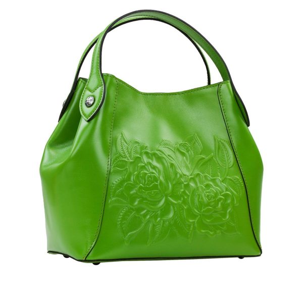 Patricia Nash Arielle Convertible Leather Satchel