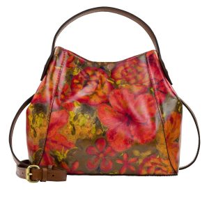 Patricia Nash Arielle Convertible Leather Satchel