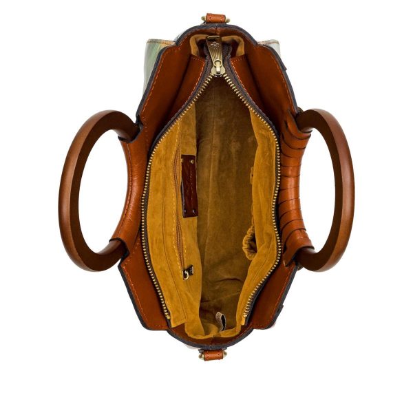 Patricia Nash Lyon Satchel Crossbody